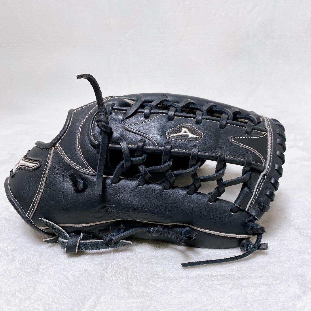 ミズノ　軟式グローブ　イチローモデル　外野手用　プラチナラベル　右投げ　一般軟式