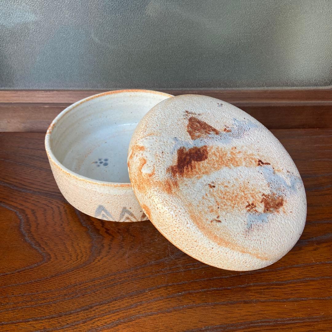 加藤光右衛門作志野食籠