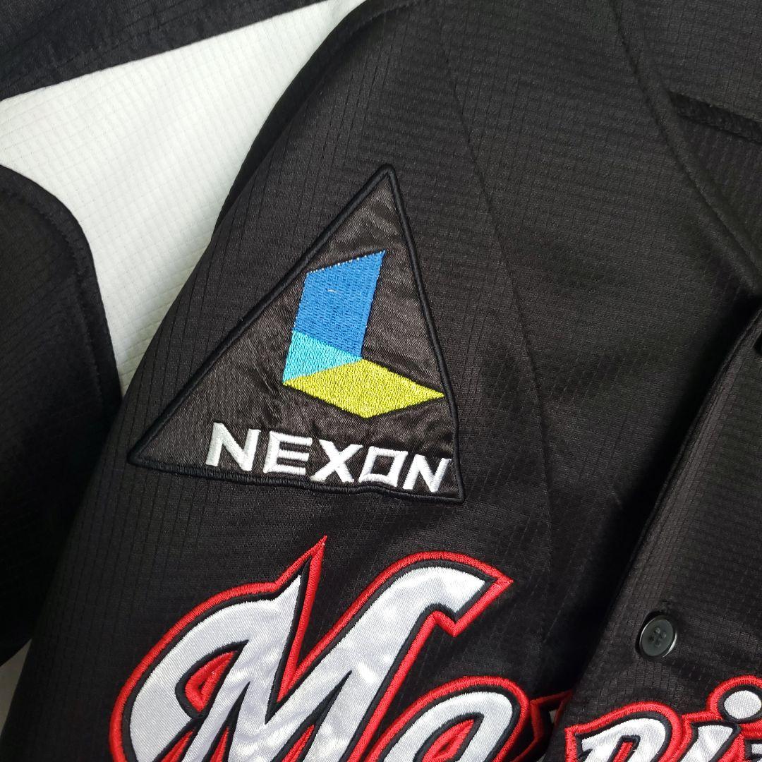 希少 DESCENTE 千葉ロッテマリーンズユ 鈴木大地 レプリカニフォーム黒