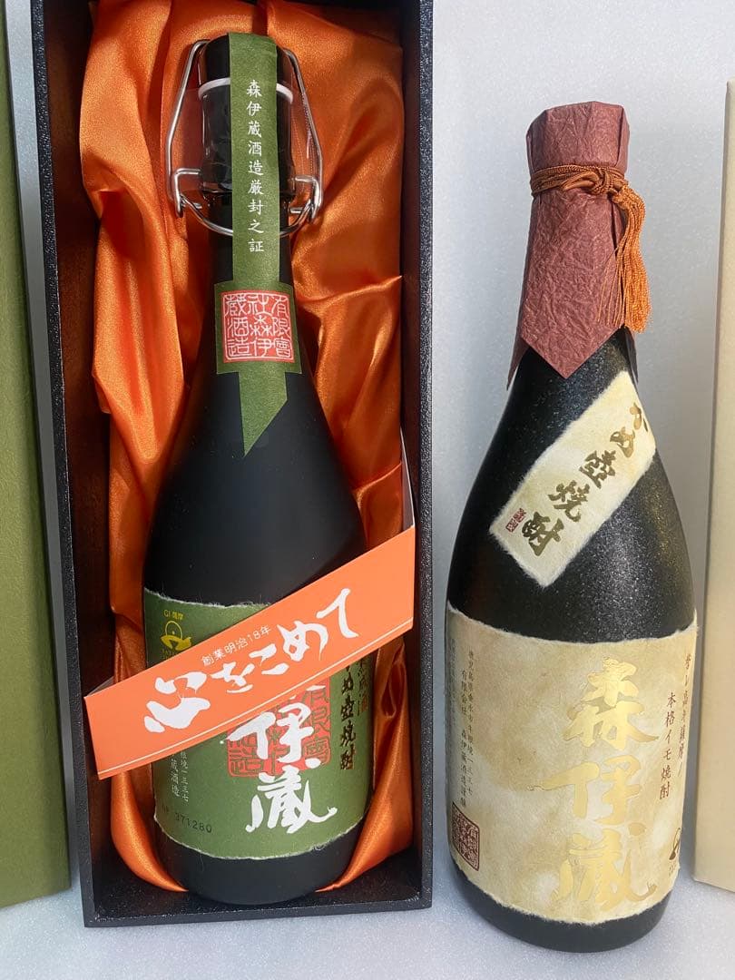 【新品未開封】森伊蔵 金ラベル 720ml ×極上の一滴焼酎　村尾　魔王