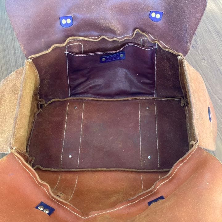 イタリアンレザー　ツールバッグ　工具箱　ツール　レザーバッグ