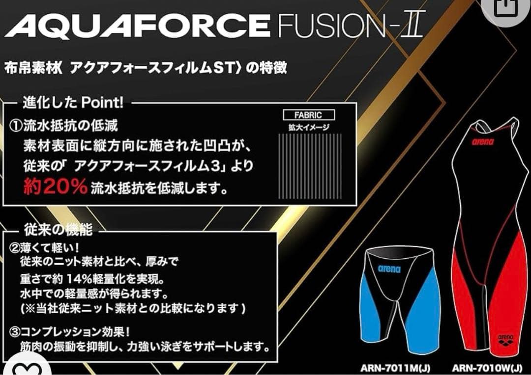 アリーナ　FINAマーク　大会用高速水着　Ｍ