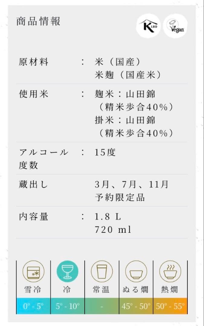希少‼️純米大吟醸 日本酒 1.8L 【空】