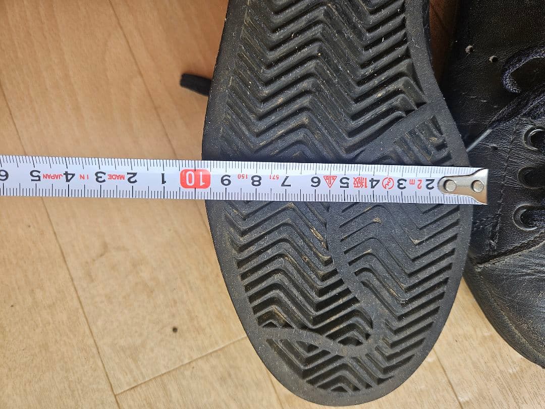 1982頃　希少　adidas official 黒 26センチ位