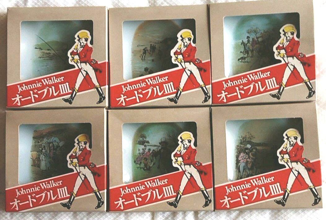 新品 ジョニーウォーカー オードブル皿 全６種類 スコッチウイスキー 希少 レア
