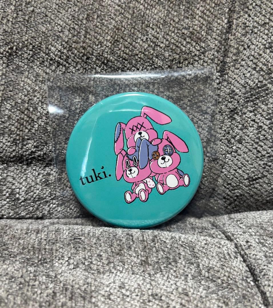 【新品】tuki. うさぎさん缶バッジ