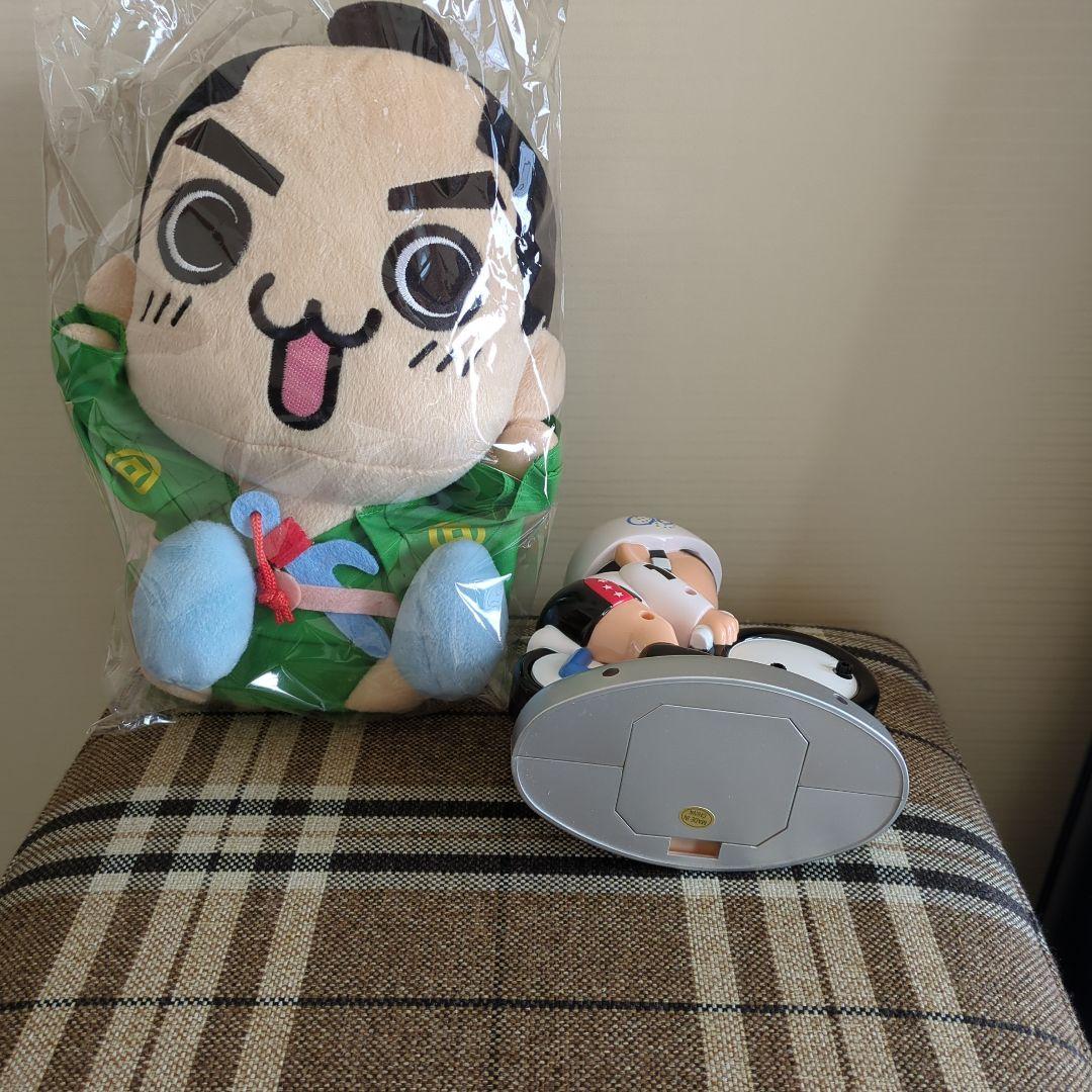 競輪　銭形くん＆ケイリンマン目覚まし時計セット【2025年GP1番車】