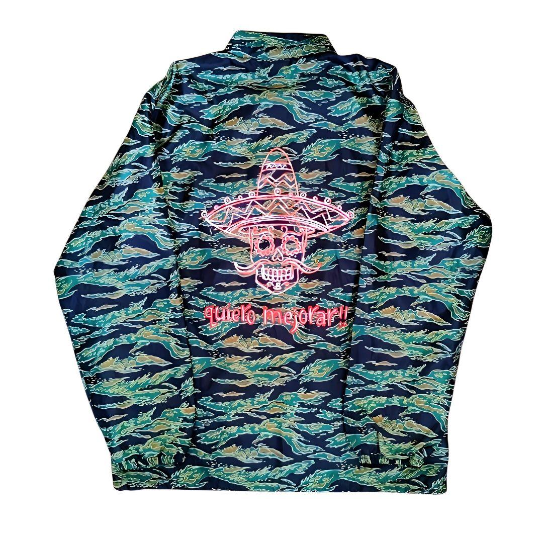 Flog Golf フロッグゴルフ 迷彩 タイガーカモ コーチジャケット L