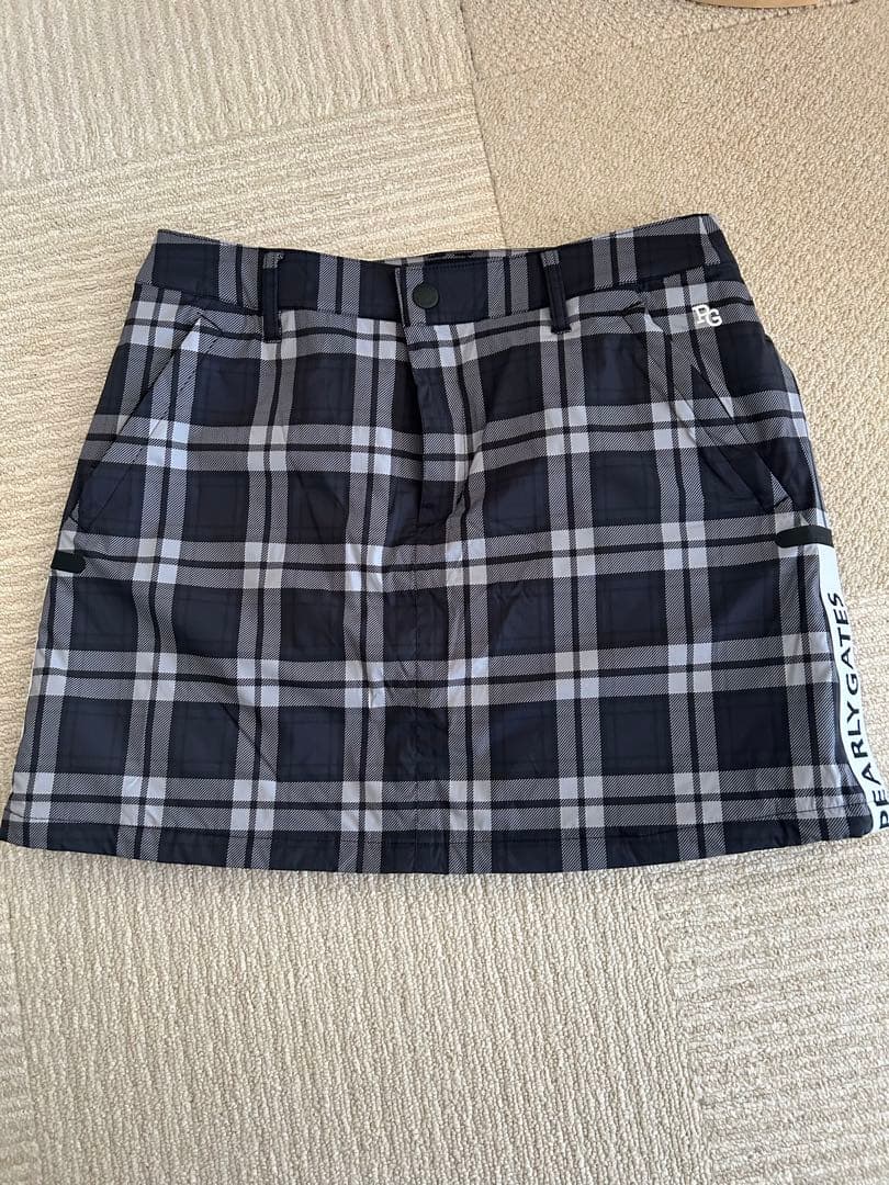 PEARLY GATES 2023年モデル 中綿スカート チェック柄 2
