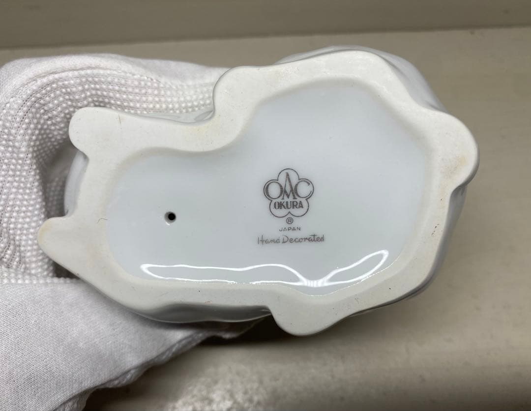 大倉陶園 うさぎ 置物 2個セット