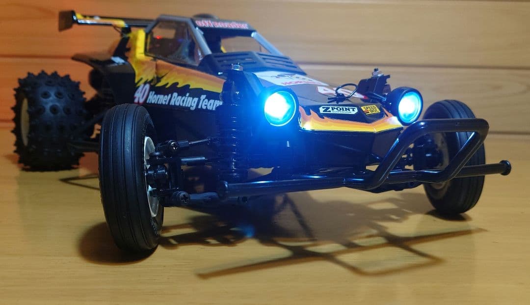 RCホーネットEVO.(LEDライト付)タミヤ＆プロポ＆バッテリー充電器完成品