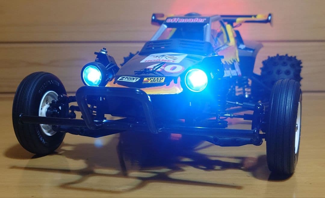 RCホーネットEVO.(LEDライト付)タミヤ＆プロポ＆バッテリー充電器完成品