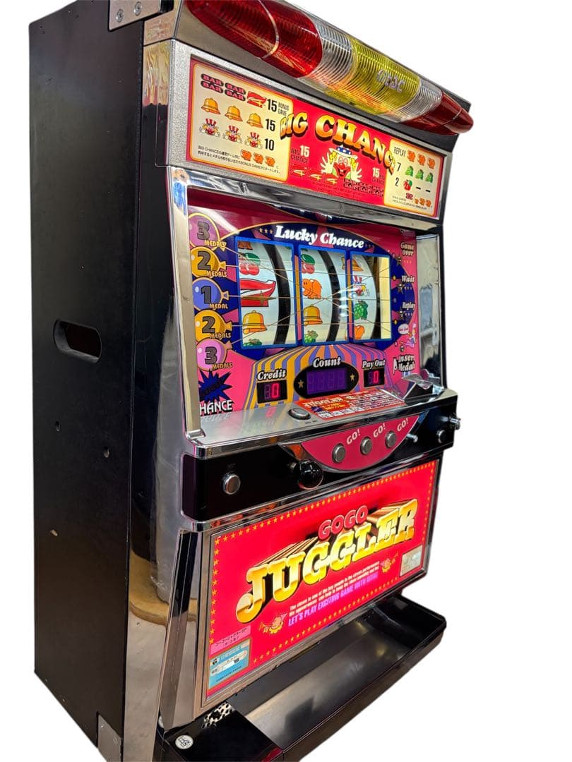 【送料込】ゴーゴージャグラー パチスロ 実機 直接引取可