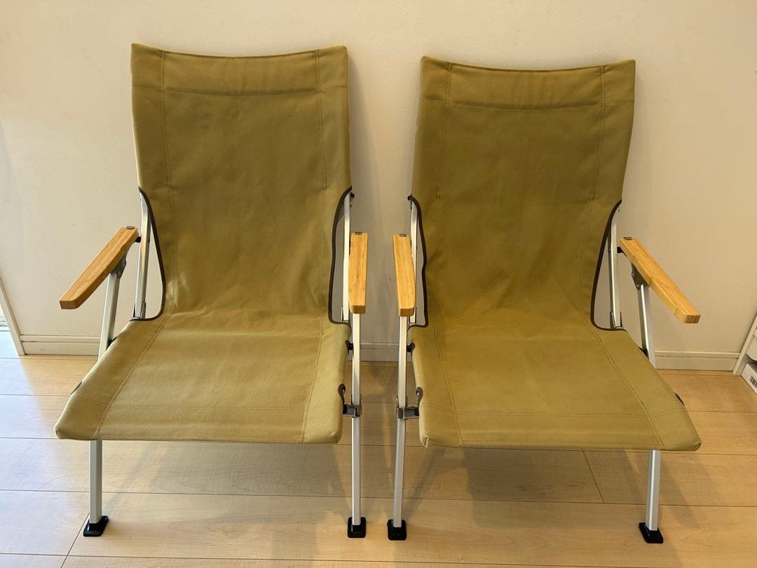  peak スノーピーク ローチェア30 ベージュ 2セット