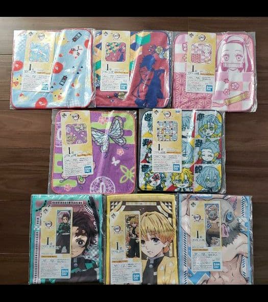 鬼滅の刃 一番くじ フィギュア コンプリート Qposket タオルセット