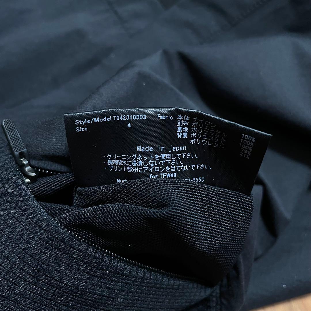 定価6.9万　TFW49 ナイロン　セットアップ　ブラック　4 ゴルフ