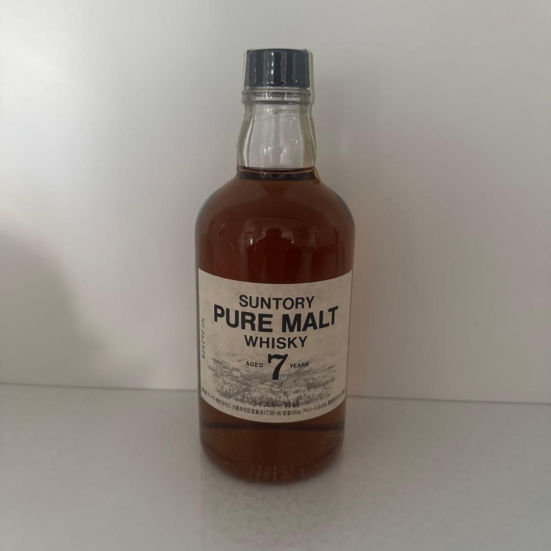 サントリー☆　ピュアモルト7年　特級　 7年 500ml