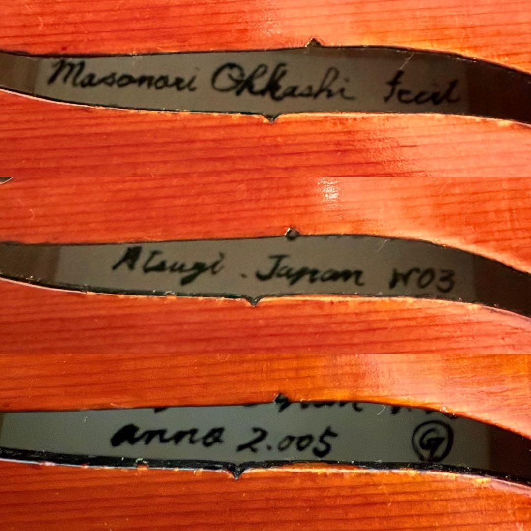 【希少】Masanori Ohhashi 2005年製 4/4 ヴァイオリン