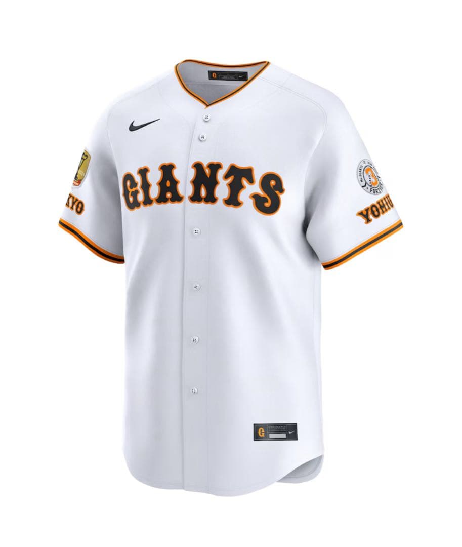 読売ジャイアンツ 長嶋茂雄 追悼試合特別ワッペン付き レプリカユニホーム L