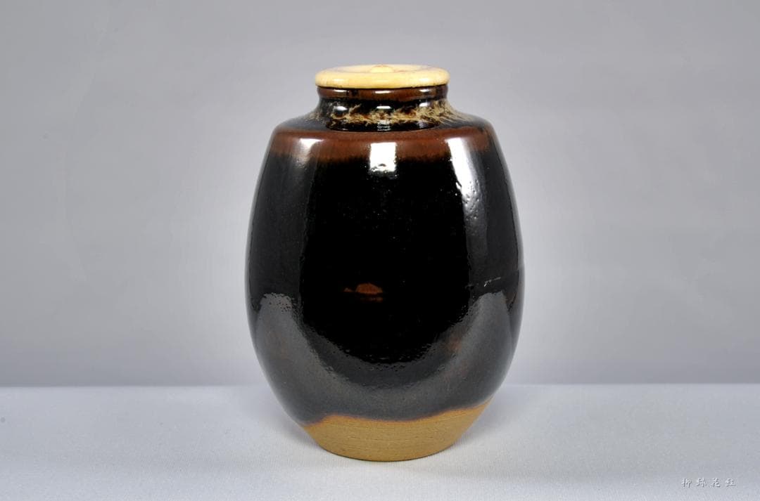 桶谷定一 肩衝 茶入 共箱 茶道具