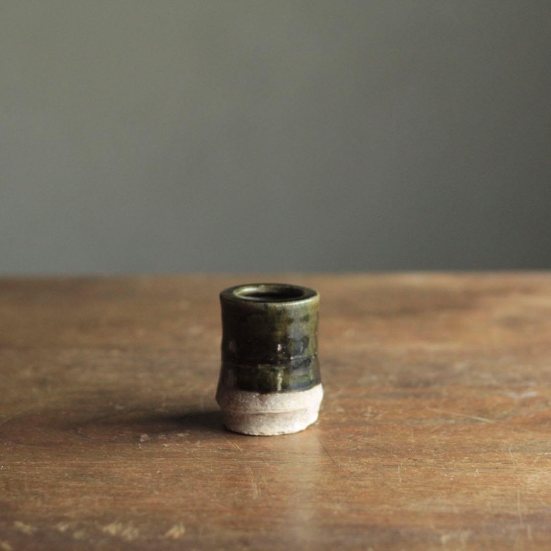 織部 筒香炉 野香炉 江戸時代 古美術 古道具 アンティーク