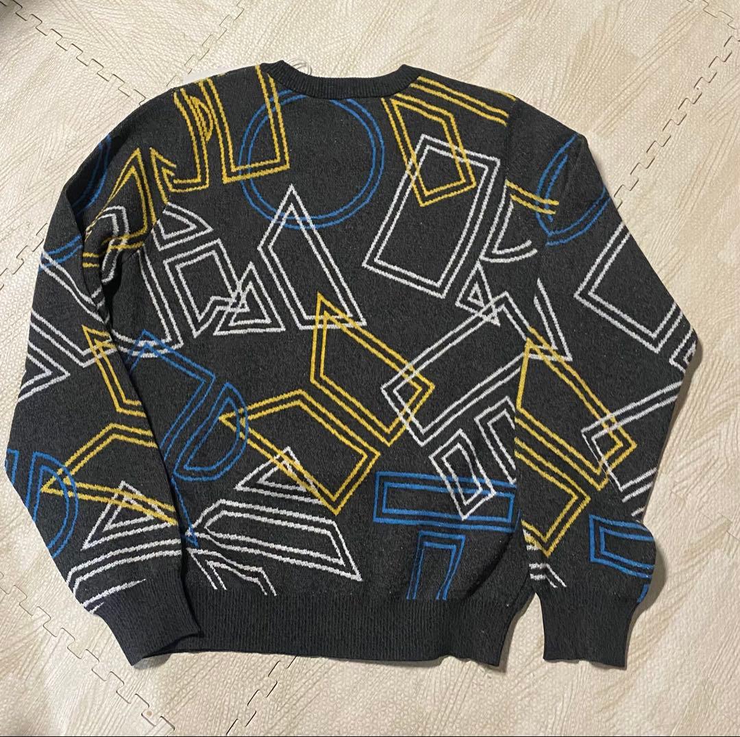 HORN GARMENT 幾何学模様セーター 40 Lサイズ