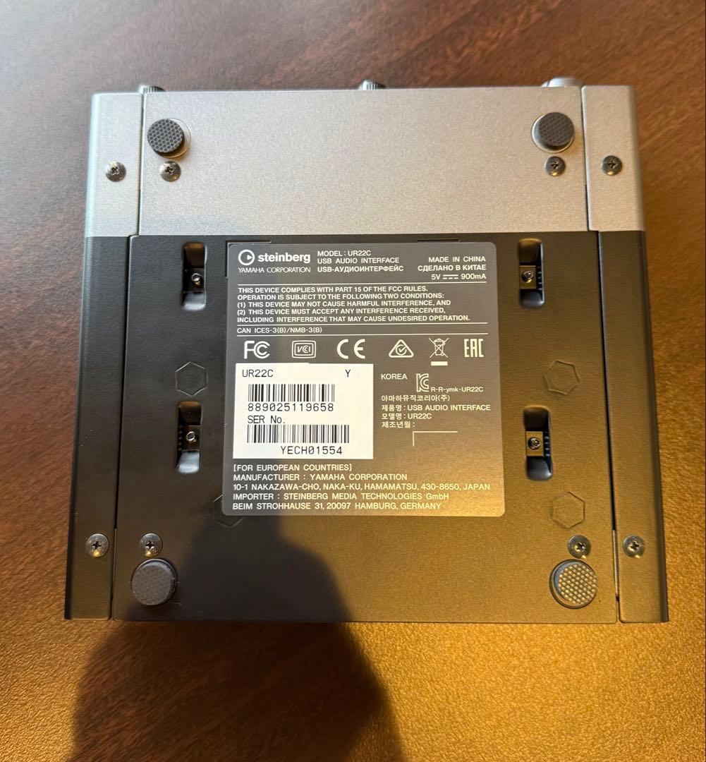 Steinberg USB3.0 UR22C オーディオインターフェイス