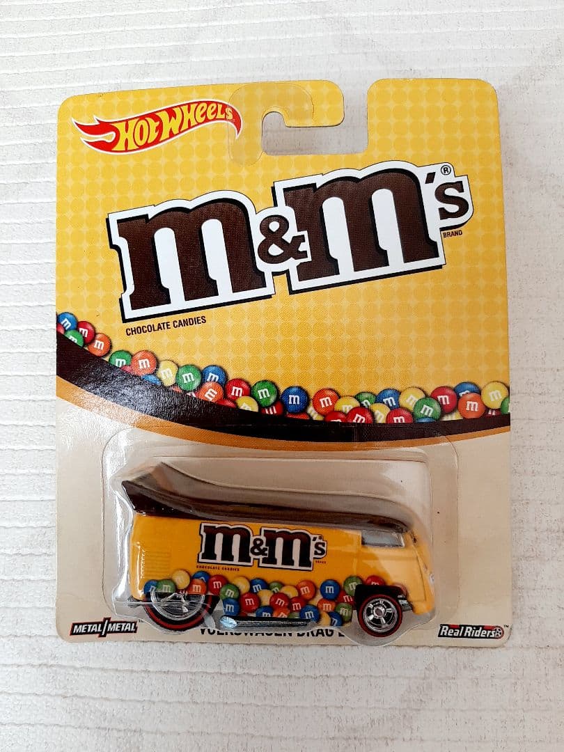 ホットウィール　ポップカルチャー　m&m's　VW ドラッグバス