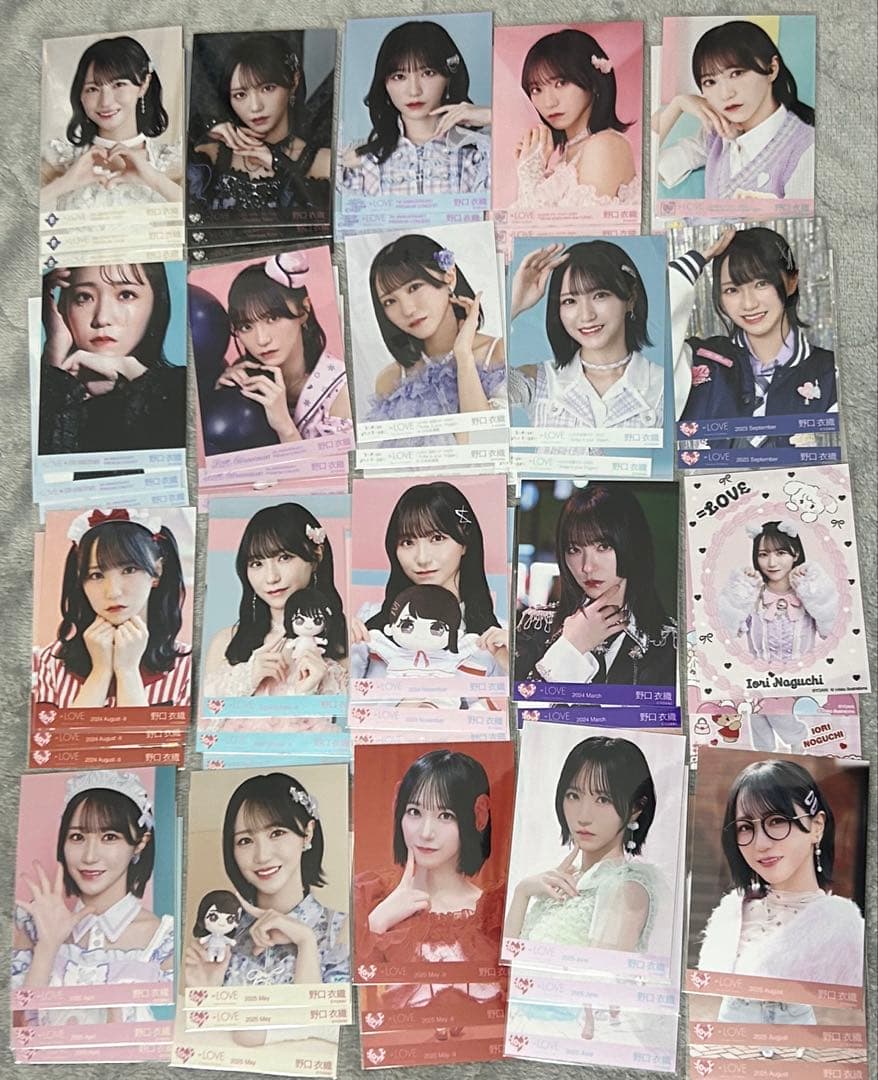 【野口衣織】生写真まとめ売り＋4カット/封入付き