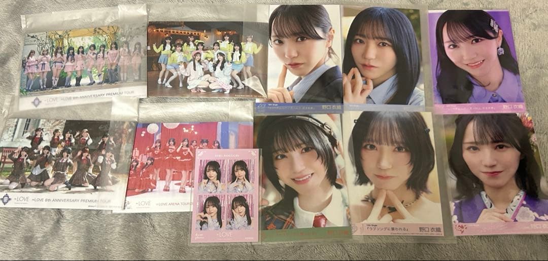 【野口衣織】生写真まとめ売り＋4カット/封入付き