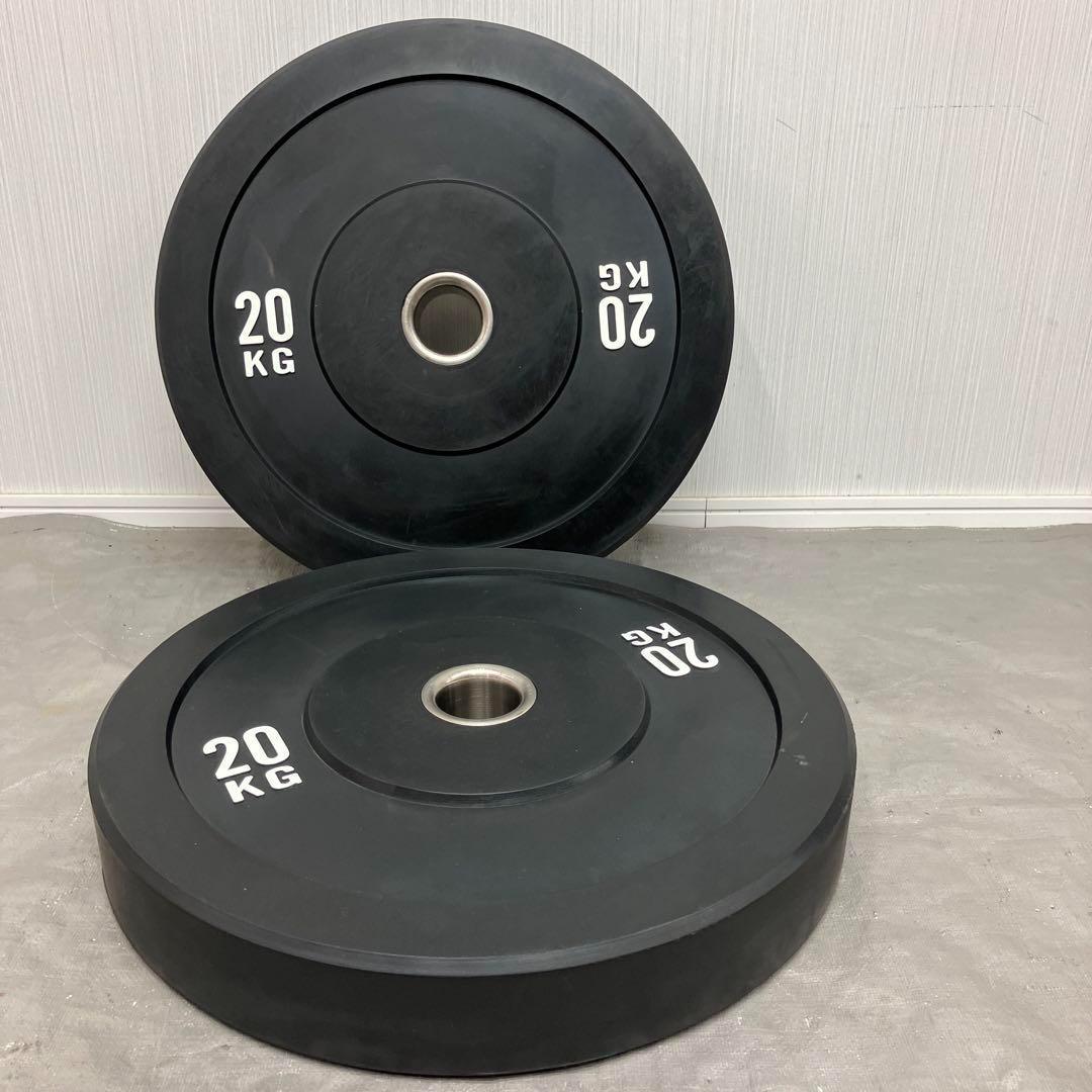 ヒロ バンパープレート 20kg 15kg 10kg 各2枚90kgセット