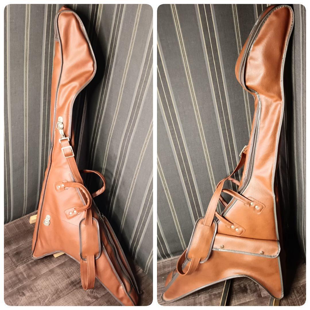 80s 廃盤 Greco DEVICE 変形エレキギター ランディ ケース付き