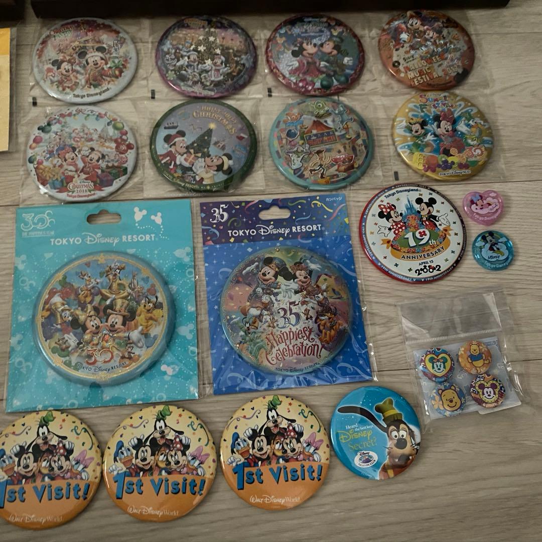 ディズニー　ピンバッジ　缶バッジ　約200個　まとめ売り　ピン
