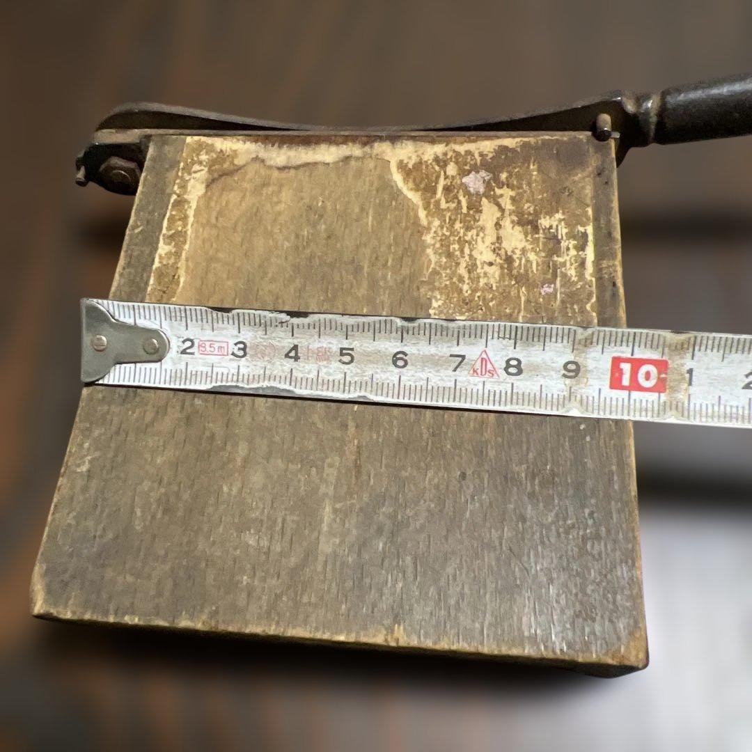 アンティーク ミニ裁断機 (写真・名刺用) 昭和レトロ