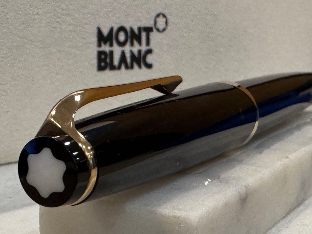 【極美品】モンブラン No 14 万年筆 ブラック 18K F細字