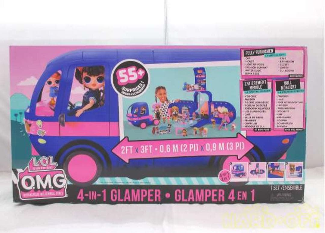 LOLサプライズOMG4-in-1グランパーサプライズ付キャンピングカーセット