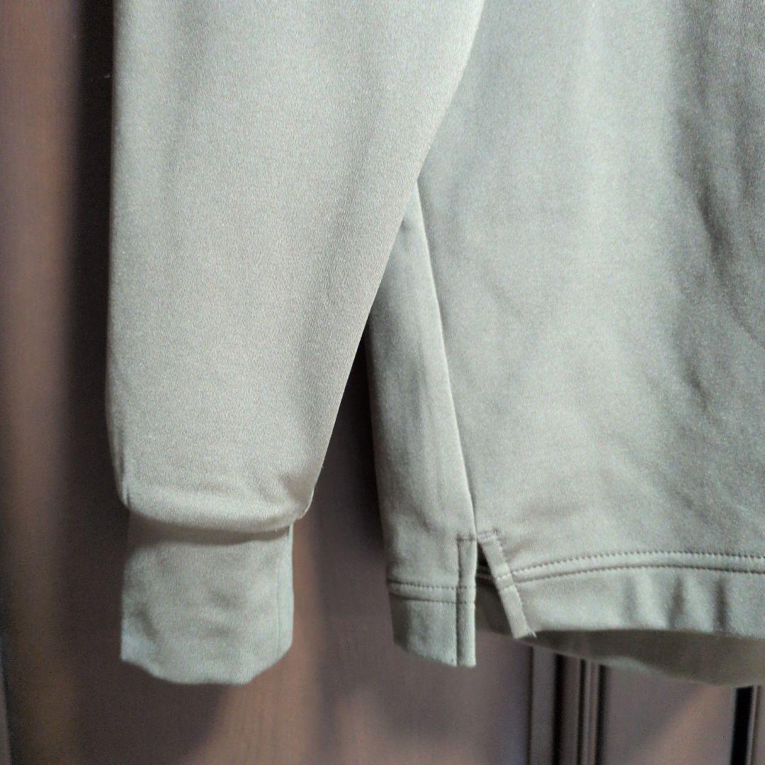 SY32:メンズ:Lサイズ:ハイネックシャツ:オリーブ色