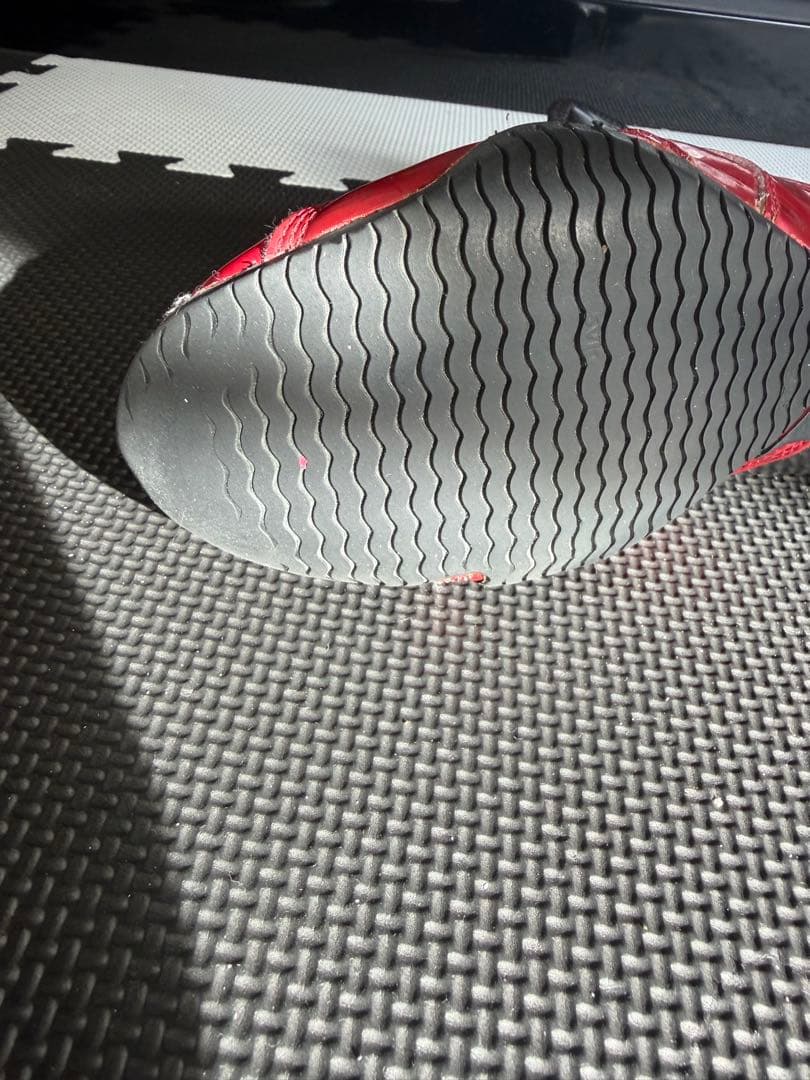 NIKE ボクシングシューズ 24.5cm ハイパーKO 【赤黒】