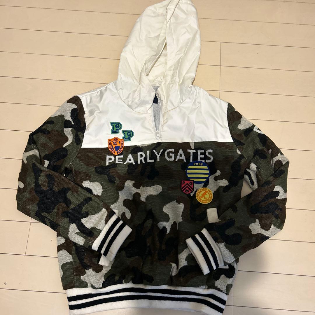 PEARLY GATES 迷彩柄 フード付きジャケット　０