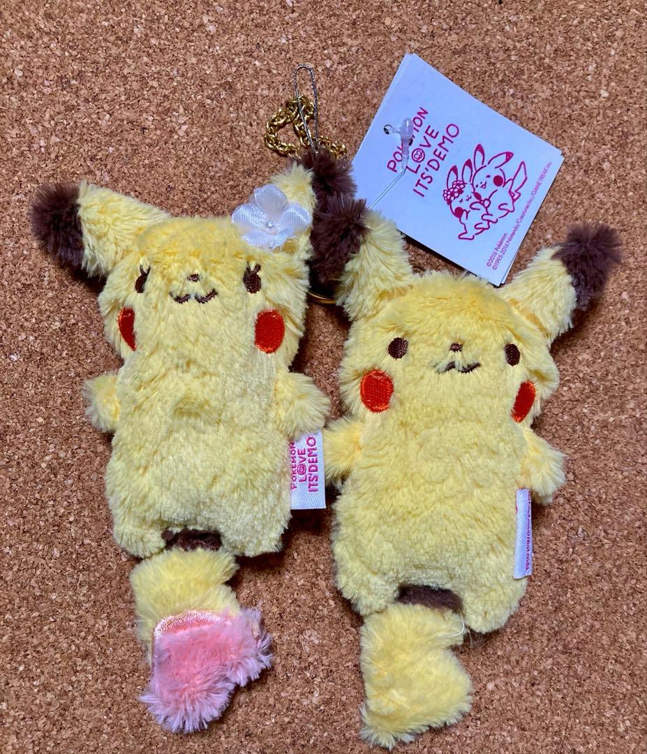 ポケモン公式ピカチュウぬいぐるみマスコットセットポケットモンスターイッツデモ