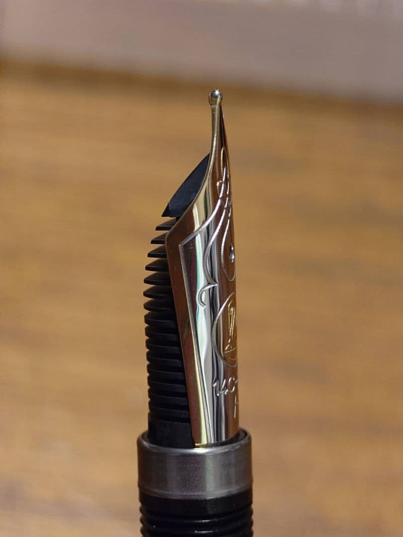 ペン先のみ　万年筆　ペリカン　スーベレーンM600用　14金バイカラー　F