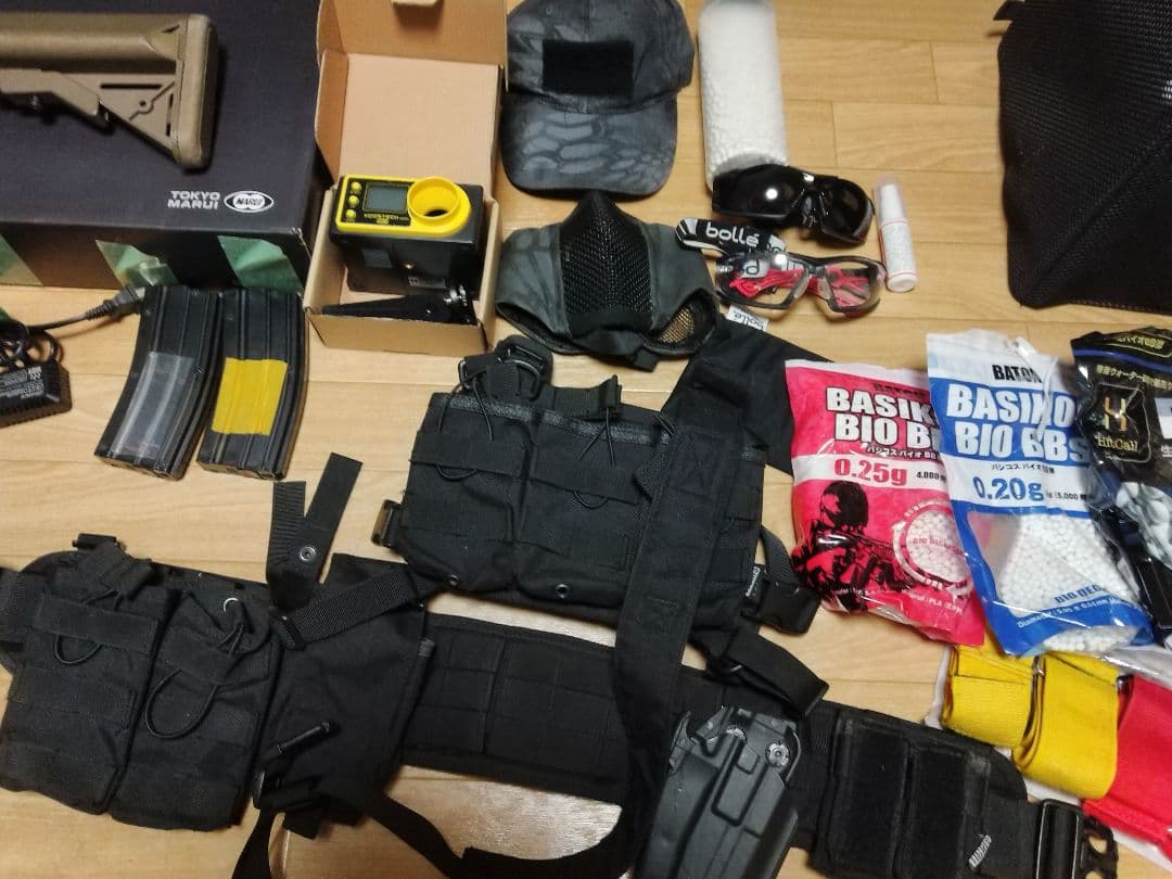 次世代電動ガン Mk18 Mod.1　ハイキャパゴールドマッチ　サバゲーセット