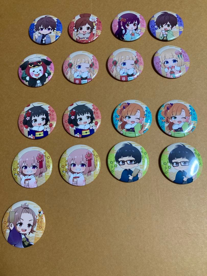 缶バッジ　アクスタ　ハニワ　honeyworks　郵便局　年賀　告白実行委員会