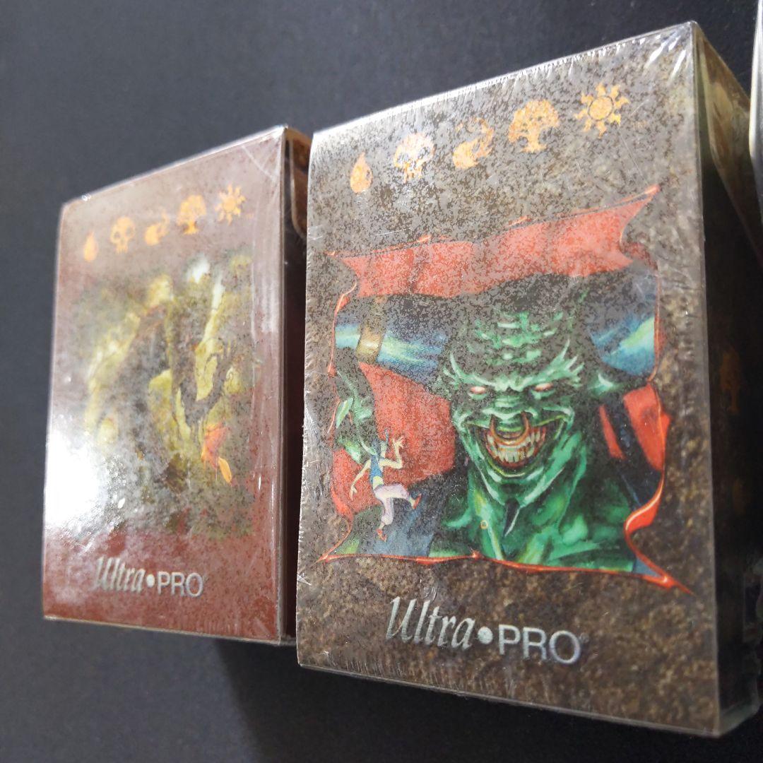 ●【シュリンクに皺等あり】　Ultra•PRO　デッキボックス　３個　未開封新品