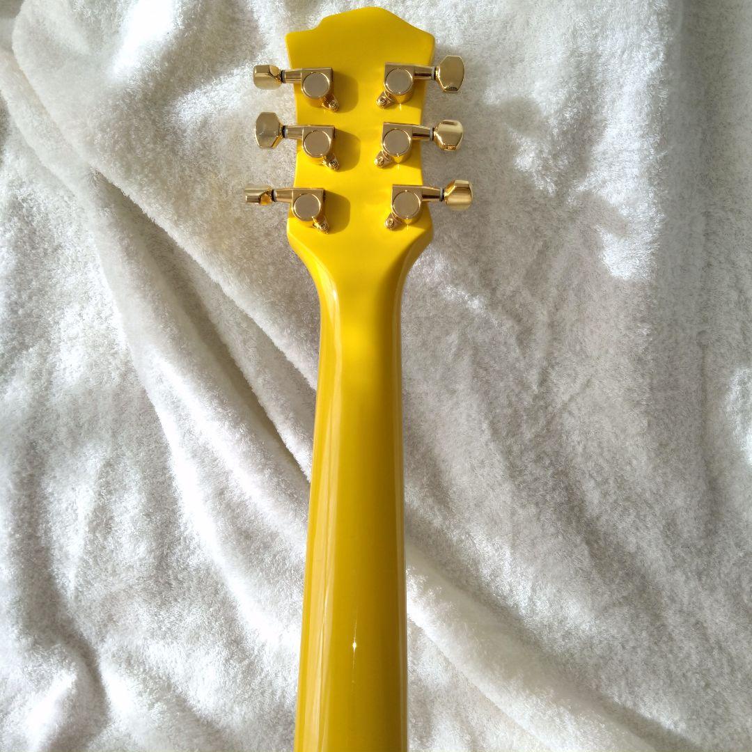 [廃盤] バーニー YH-JR hideモデル アンプ内蔵ギター イエローハート