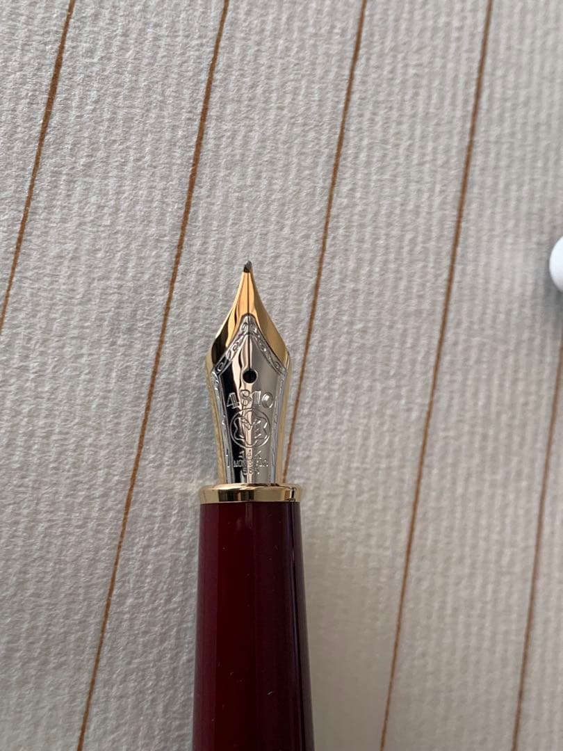 【極美品】モンブラン 万年筆 NO.144 2本セット レザーペンケース付き