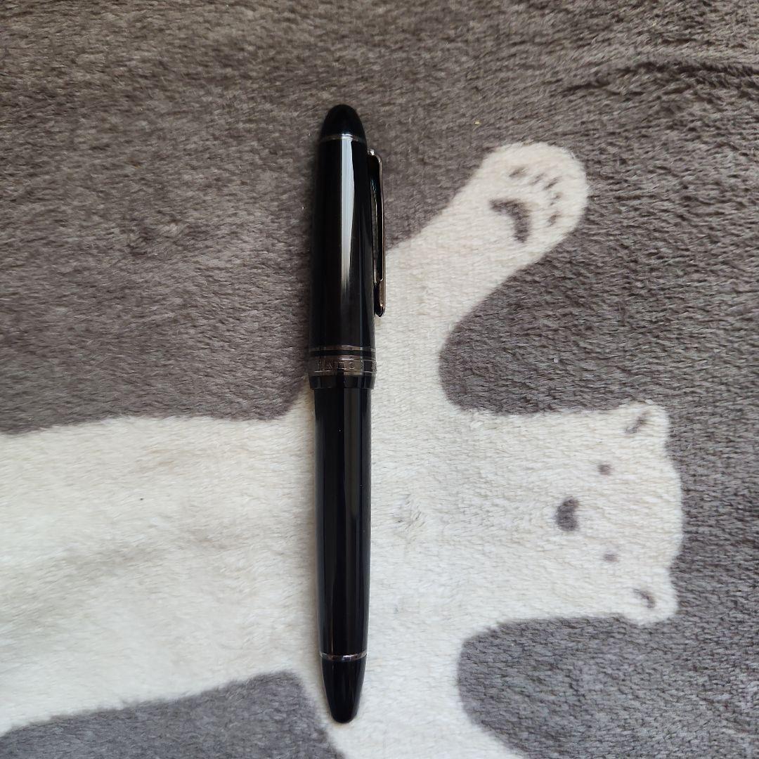 【美品】セーラー万年筆　ブラックラスター　EF