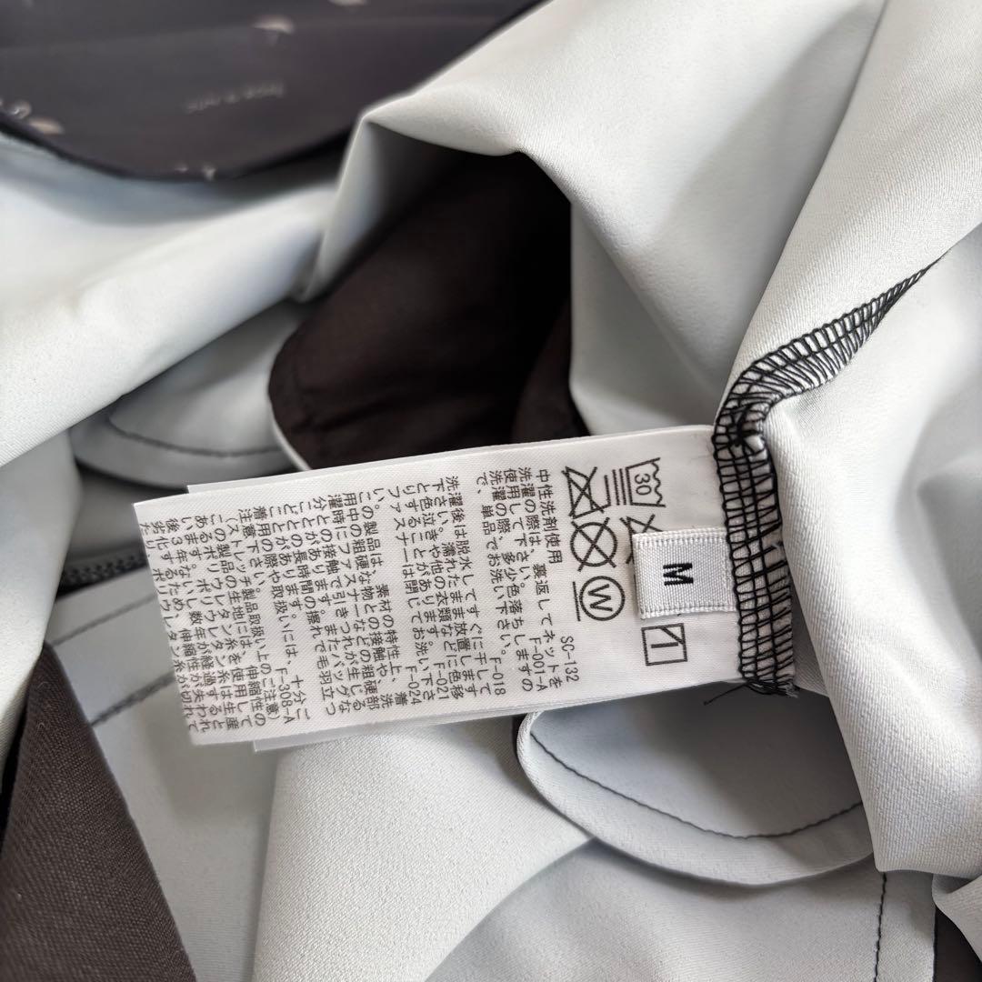 最新作 新品 JUN&ROPE ワンピース ノースリーブ 冷感 ストレッチ 総柄