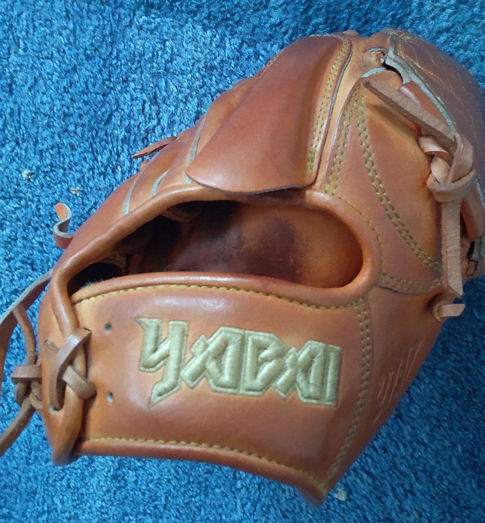 yabai ヤバイ 硬式グローブ 投手 オレンジ 即戦力 ピッチャー