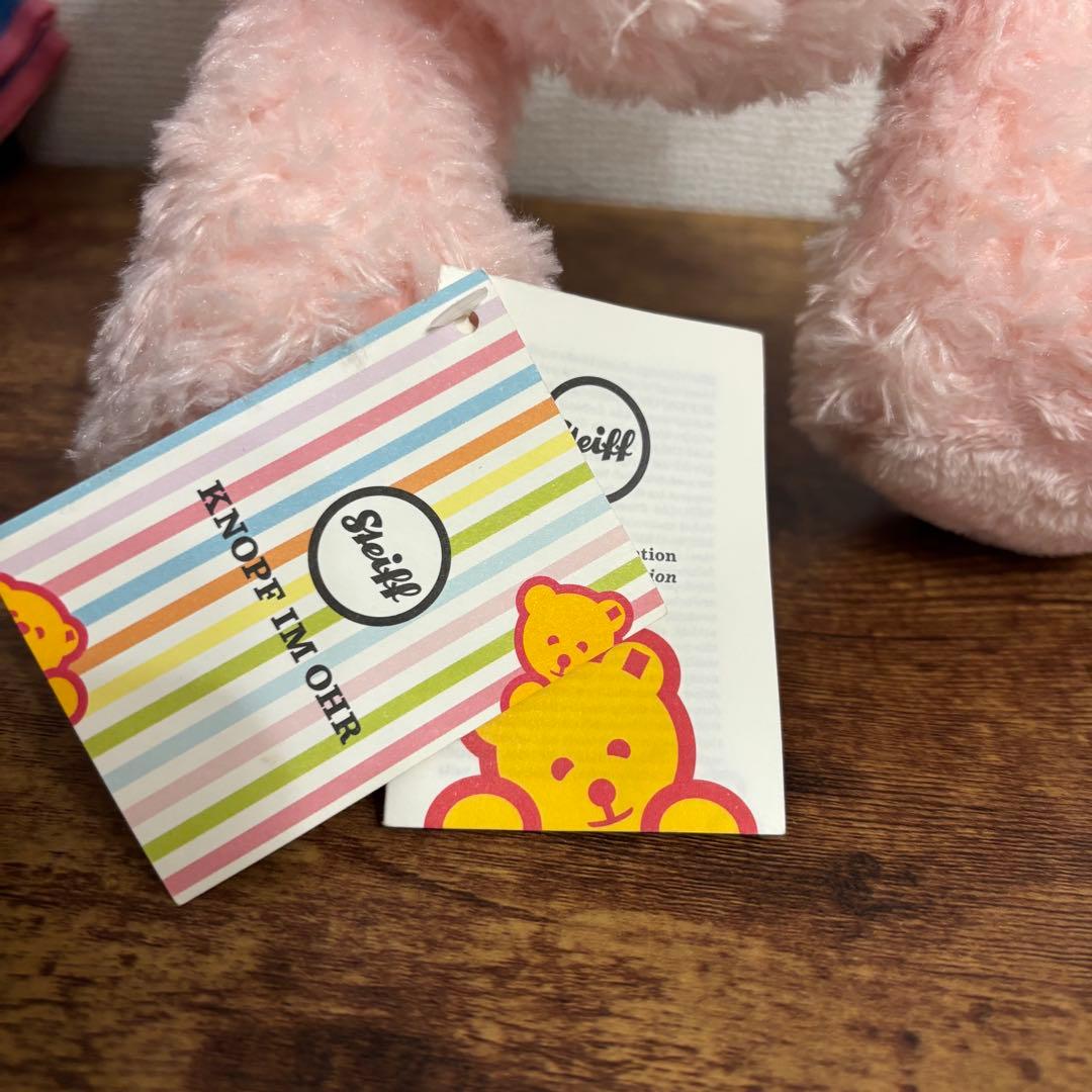 Steiff ピンク テディベア　lotte
